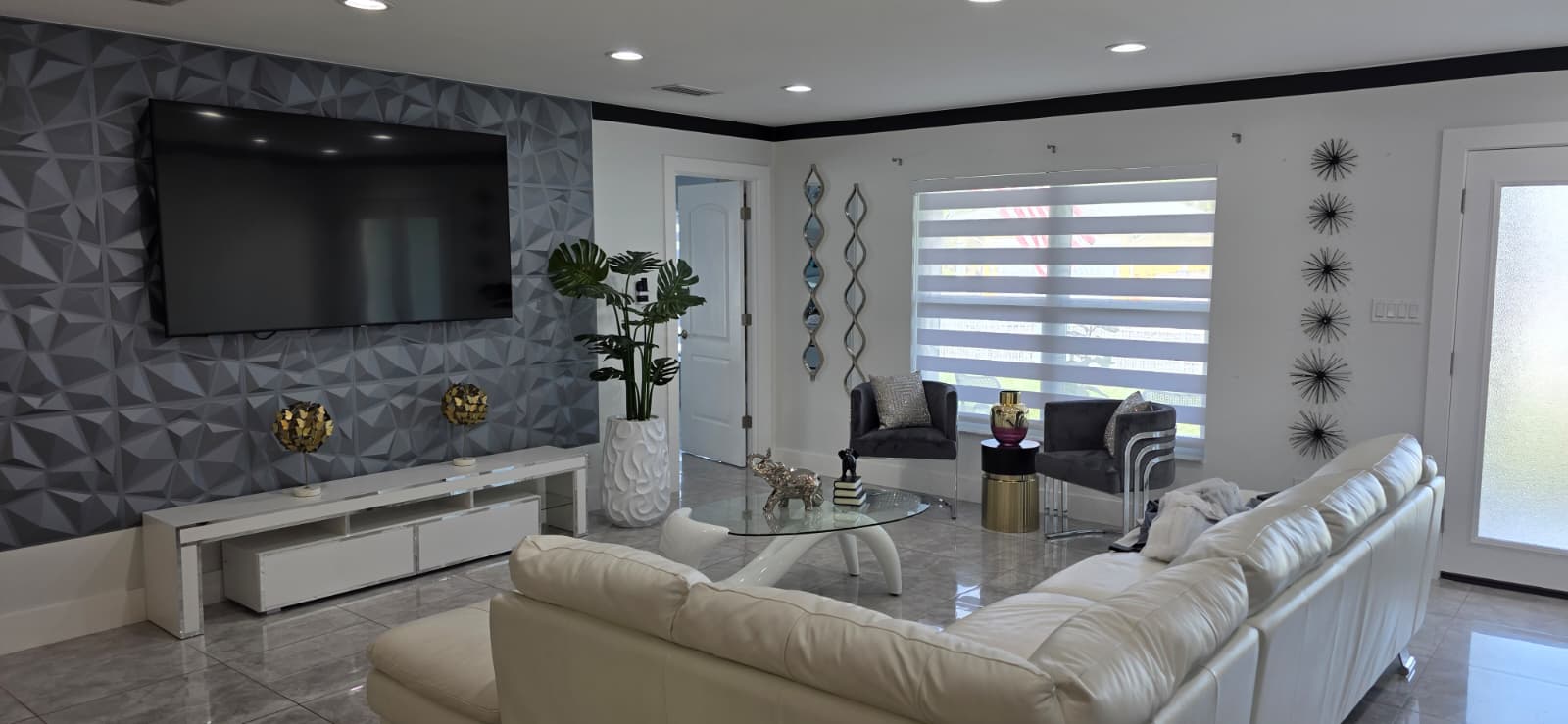Zebra Blinds installation — Tampa, Tampa Bay