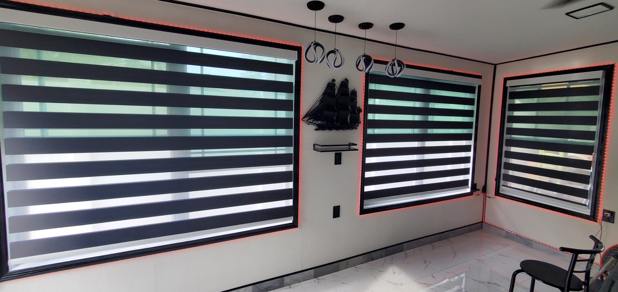 Zebra Blinds installation — , Tampa Bay
